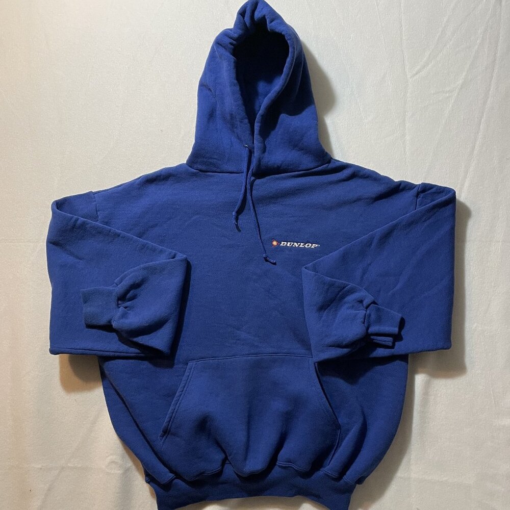 Dunlop Mens Blue Hoodie Size Medium